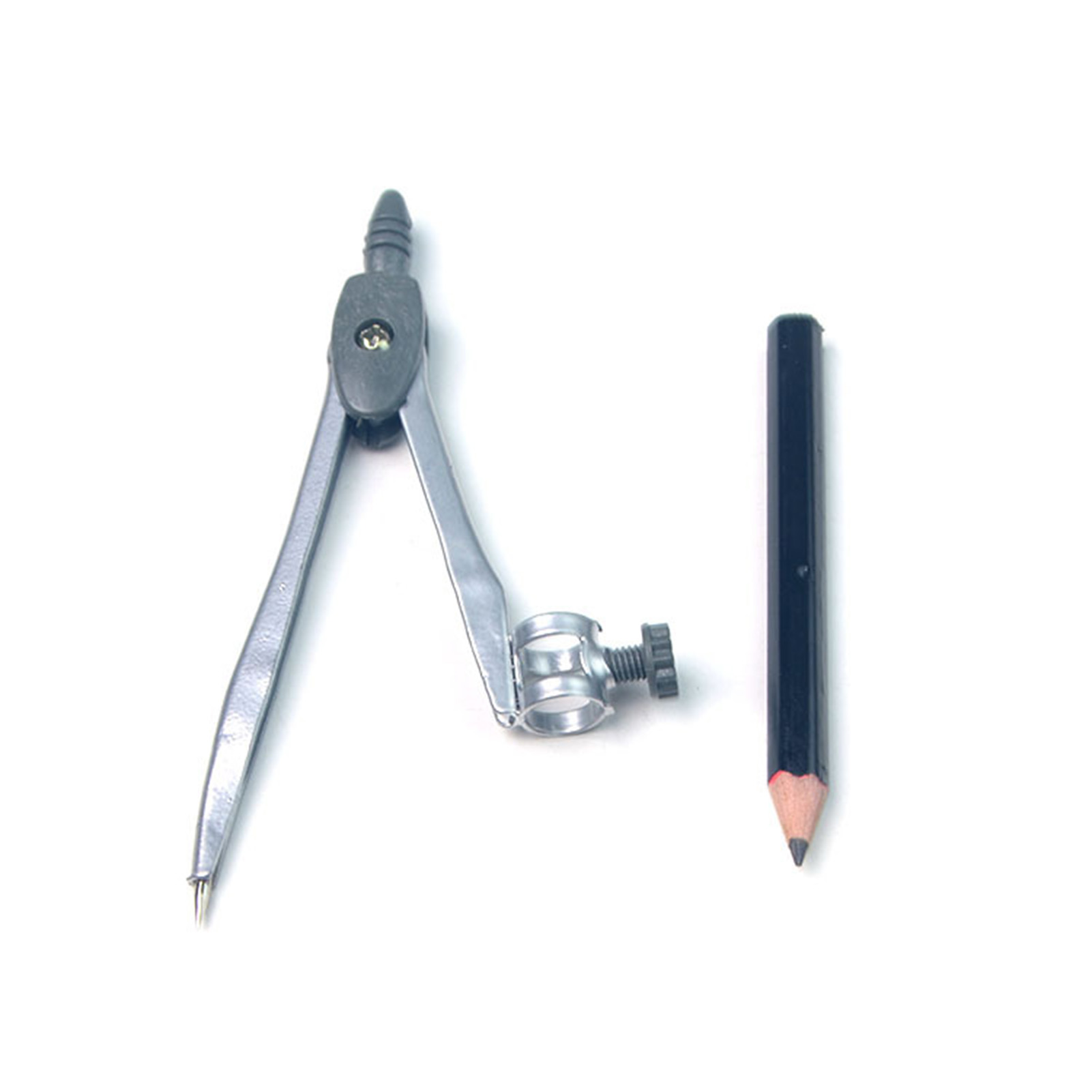 Math Geometry Set With Compass - 金属コンパスセットプロフェッショナル幾何学数学製図描画ツール精密鉛筆ホルダー学生学校文具用品