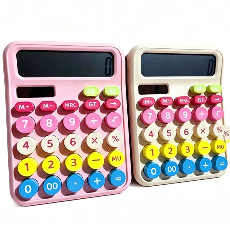 Scientific Calculator For Secondary School - ソーラー電卓 ドーパミン グラデーションカラー デュアルパワー オフィス 学生