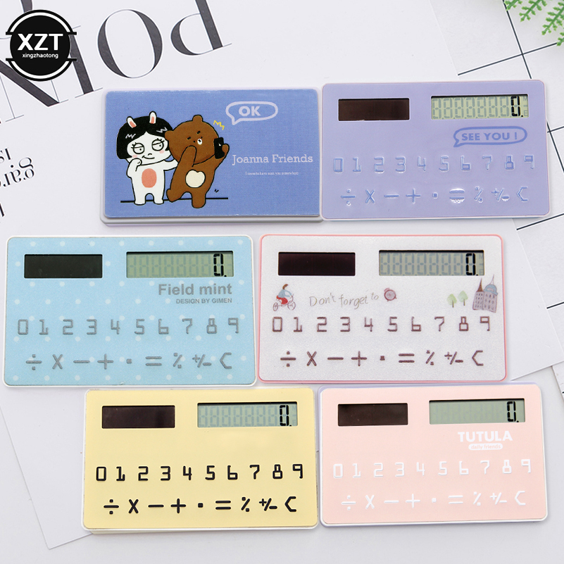 ポータブルカード計算機ミニソーラー電卓学生学用品ソーラーカー - Scientific Calculator For Secondary School のレビューと価格