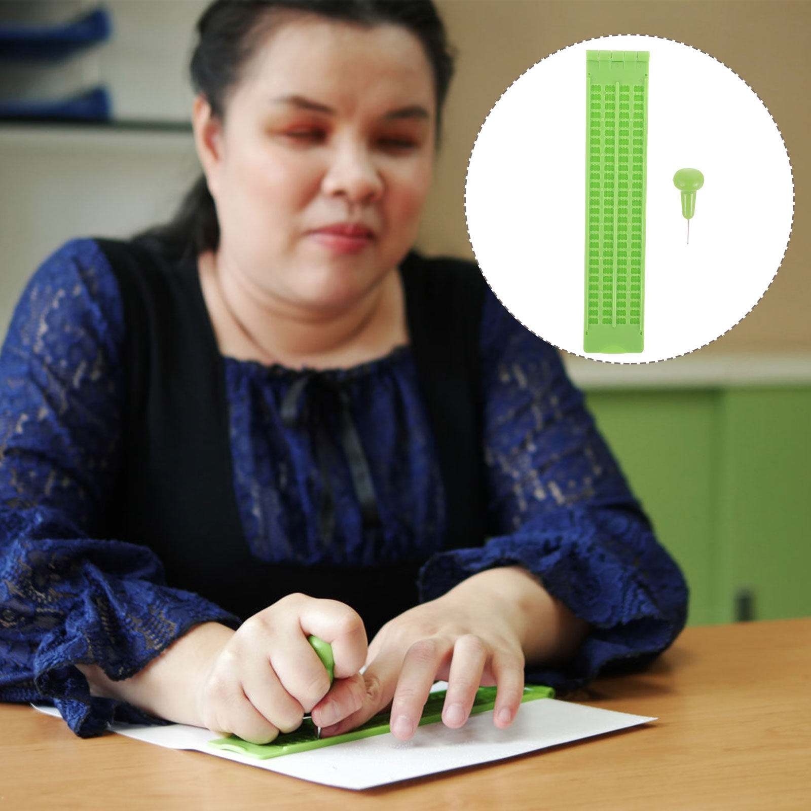 1. 視覚障碍者向けの軽量ブライユ指板キット。プラスチック製 - Writing Tools のレビューと価格